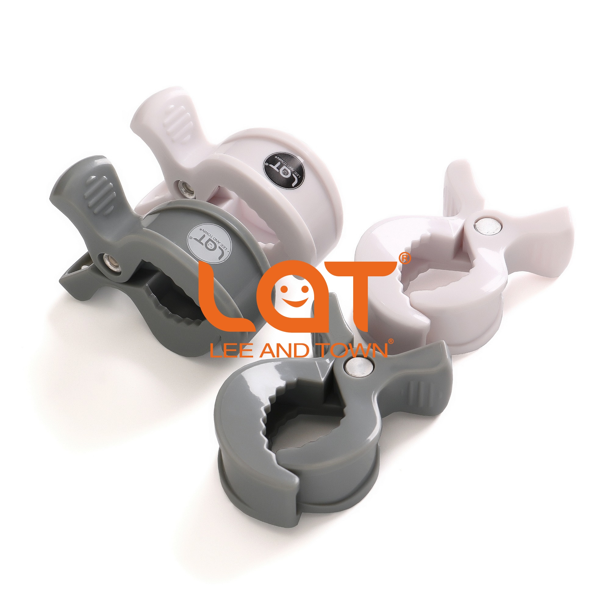 LAT 4 Pack Stroller Pegs Clips to Hook Muslin Blanket to Canopy Prams