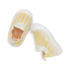 LAT Footwear for children,Baby Boy Girls Non-Skid Indoor Slipper Infants Breathable Elastic Socks Shoes with Memory Insole Protect