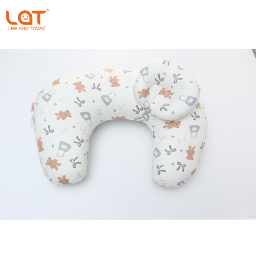 LEE AND TOWN (LAT) U-Shaped Baby Nursing Pillow with Head Support, Multifunctional Breastfeeding Cushion for Infant Feeding & Anti-Flat Head LEE AND TOWN (LAT) U-Shaped Baby Nursing Pillow with Head Support, Multifunctional Breastfeeding Cushion for Infant Feeding & Anti-Flat Head